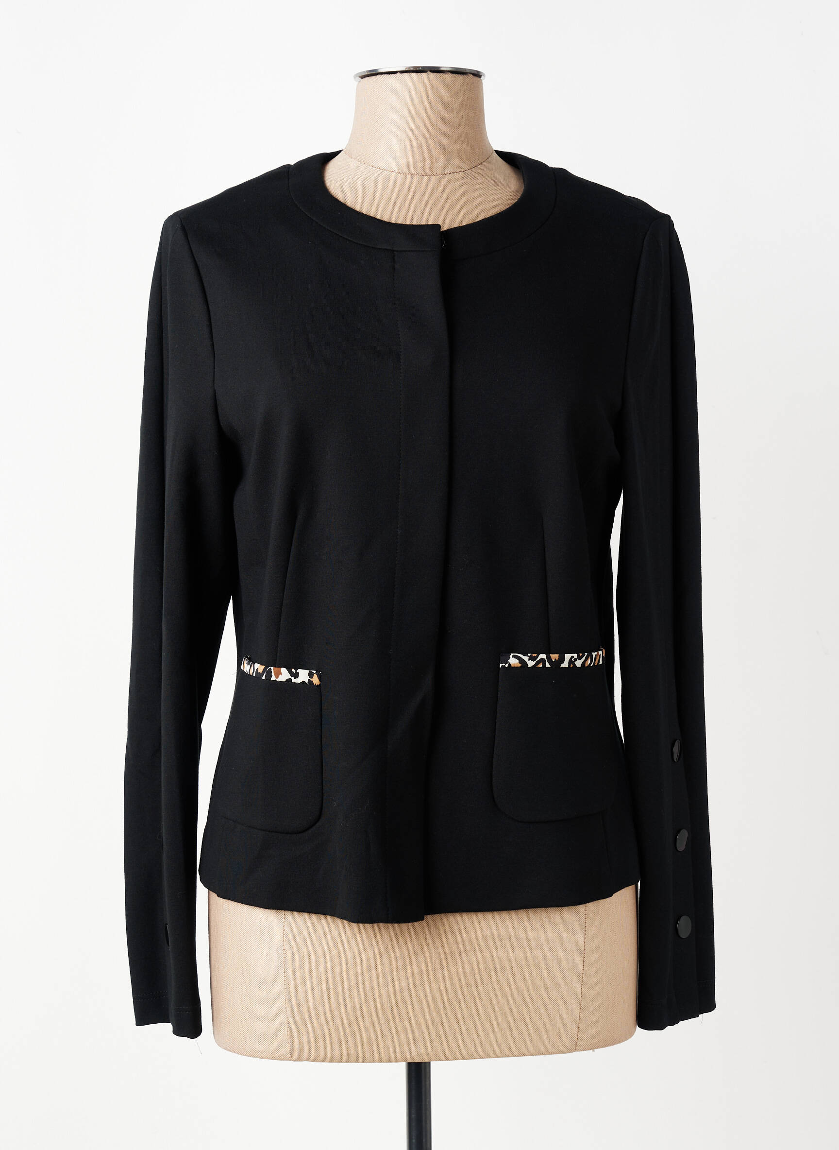 Jachete casual guler rotund negru GERRY WEBER femeie