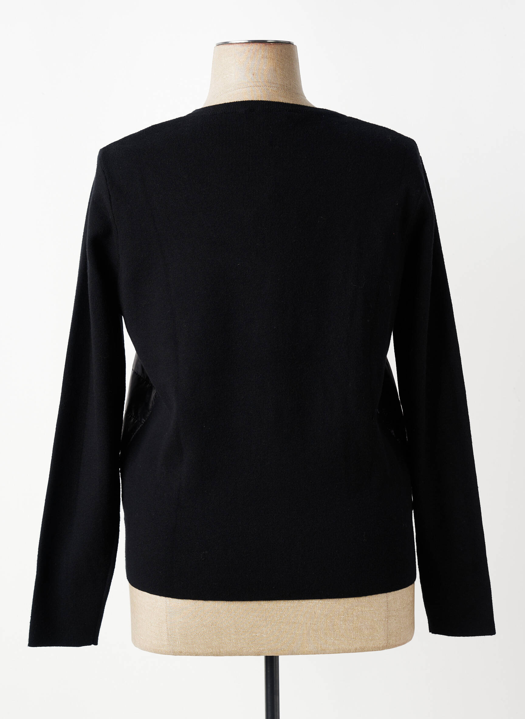Jachete casual guler rotund negru LOU LOU BY NALO femeie
