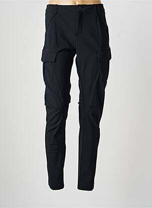 Pantalon cargo subțire negru INDIES femeie