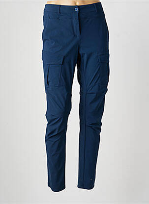 Pantalon cargo subțire albastru INDIES femeie