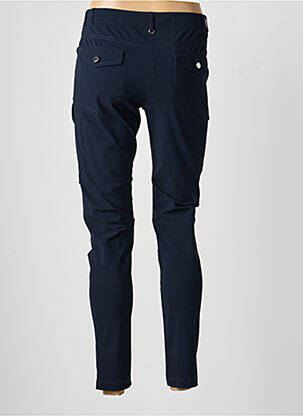 Pantalon slim buzunare negru DESGASTE femeie
