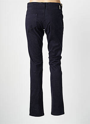 Pantalon slim buzunare negru DESGASTE femeie