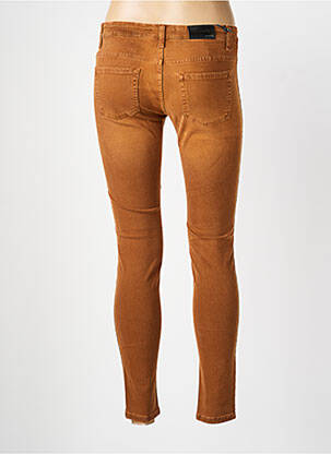 Pantalon slim buzunare maro DESGASTE femeie
