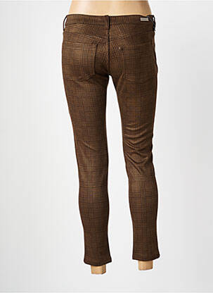 Pantalon slim buzunare maro DESGASTE femeie