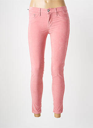 Pantalon slim buzunare roz DESGASTE femeie