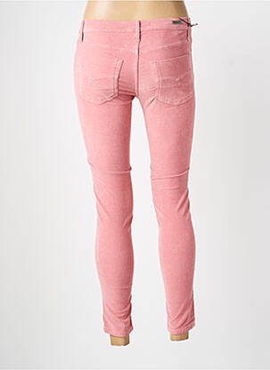 Pantalon slim buzunare roz DESGASTE femeie