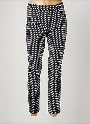Pantalon slim țesătură poplin mărime normală negru GERRY WEBER femeie