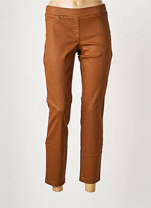 Pantalon slim talie elastică mărime normală maro GERRY WEBER femeie