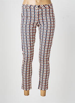 Pantalon 7/8 țesătură poplin mărime normală roz MAYJUNE femeie
