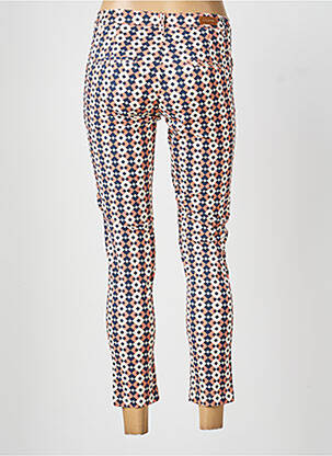 Pantalon 7/8 țesătură poplin mărime normală roz MAYJUNE femeie