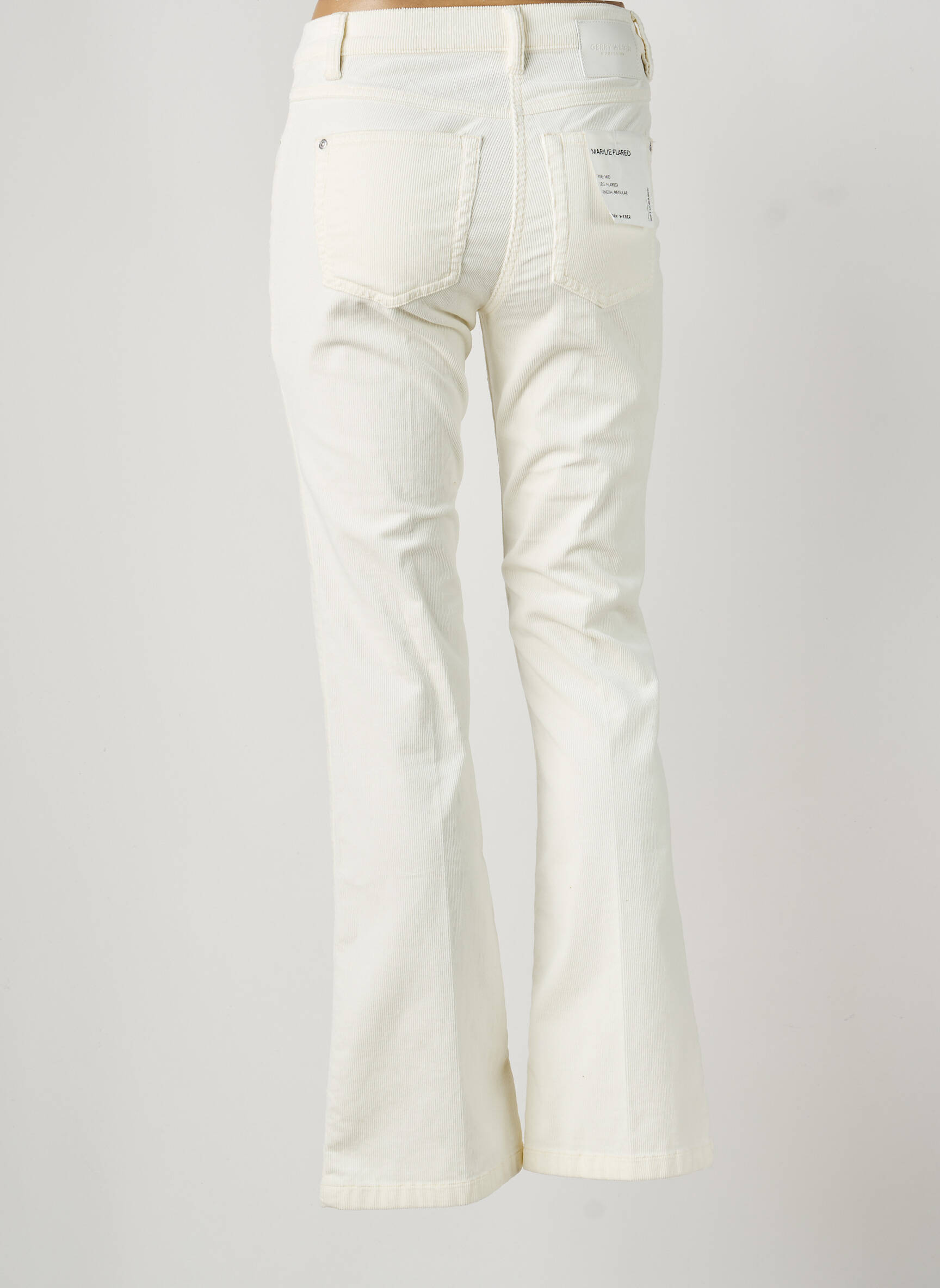 Pantalon evazat elasticitate mărime normală bej GERRY WEBER femeie