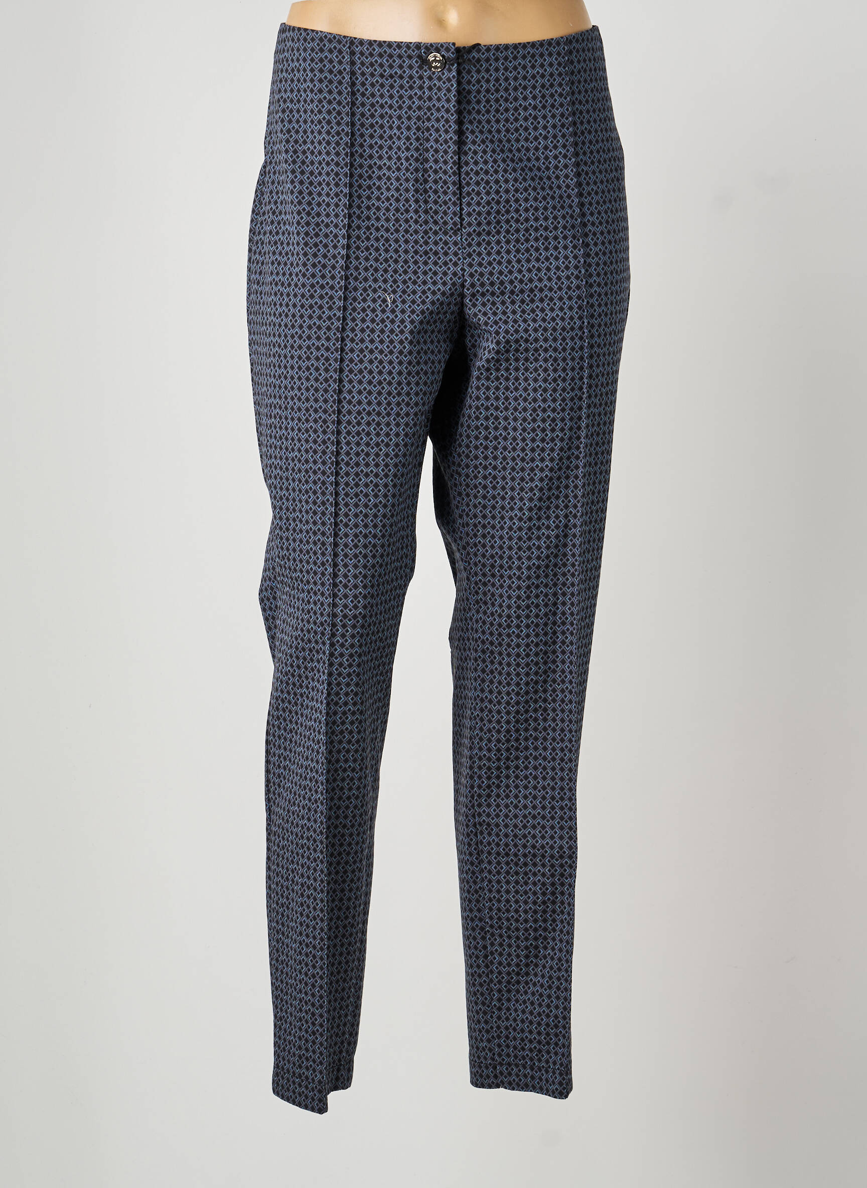 Pantalon slim talie elastică mărime normală albastru GERRY WEBER femeie