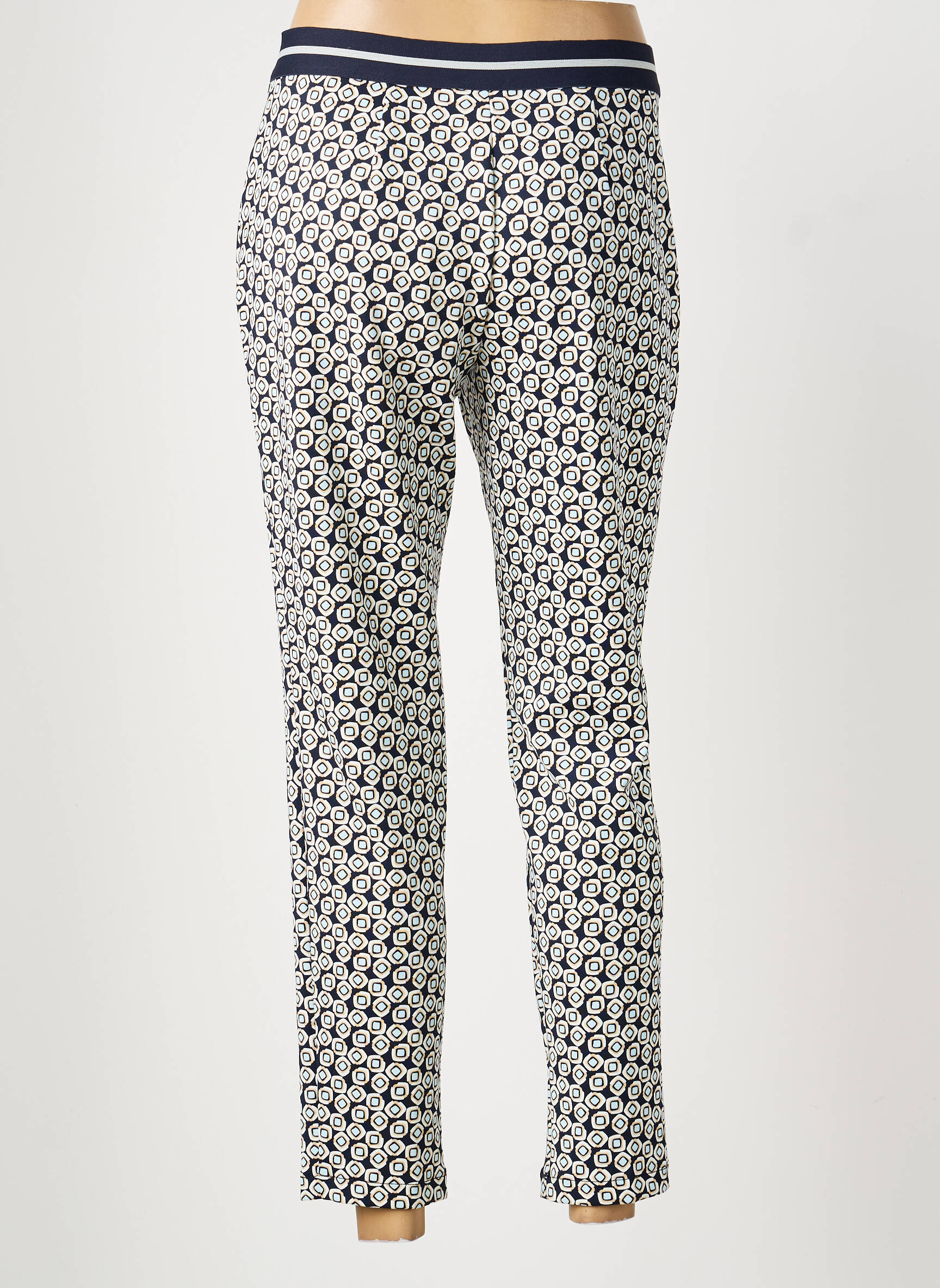 Pantalon 7/8 elasticitate mărime normală negru GERRY WEBER femeie
