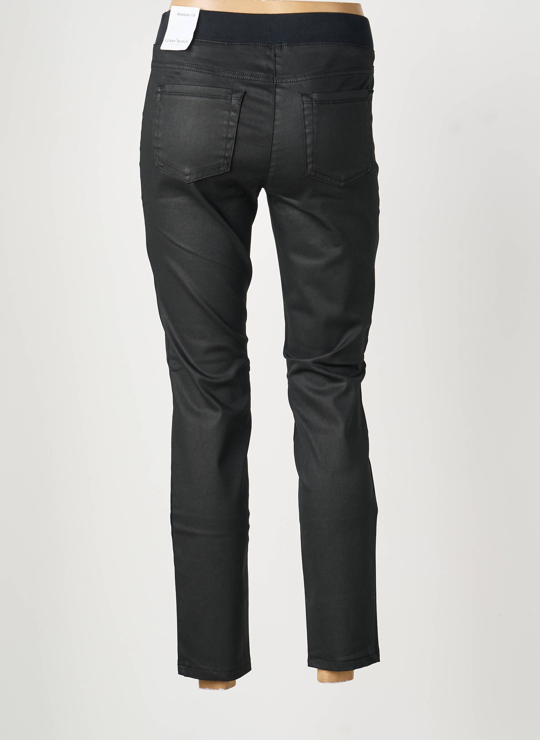 Pantalon slim talie elastică mărime normală negru GERRY WEBER femeie