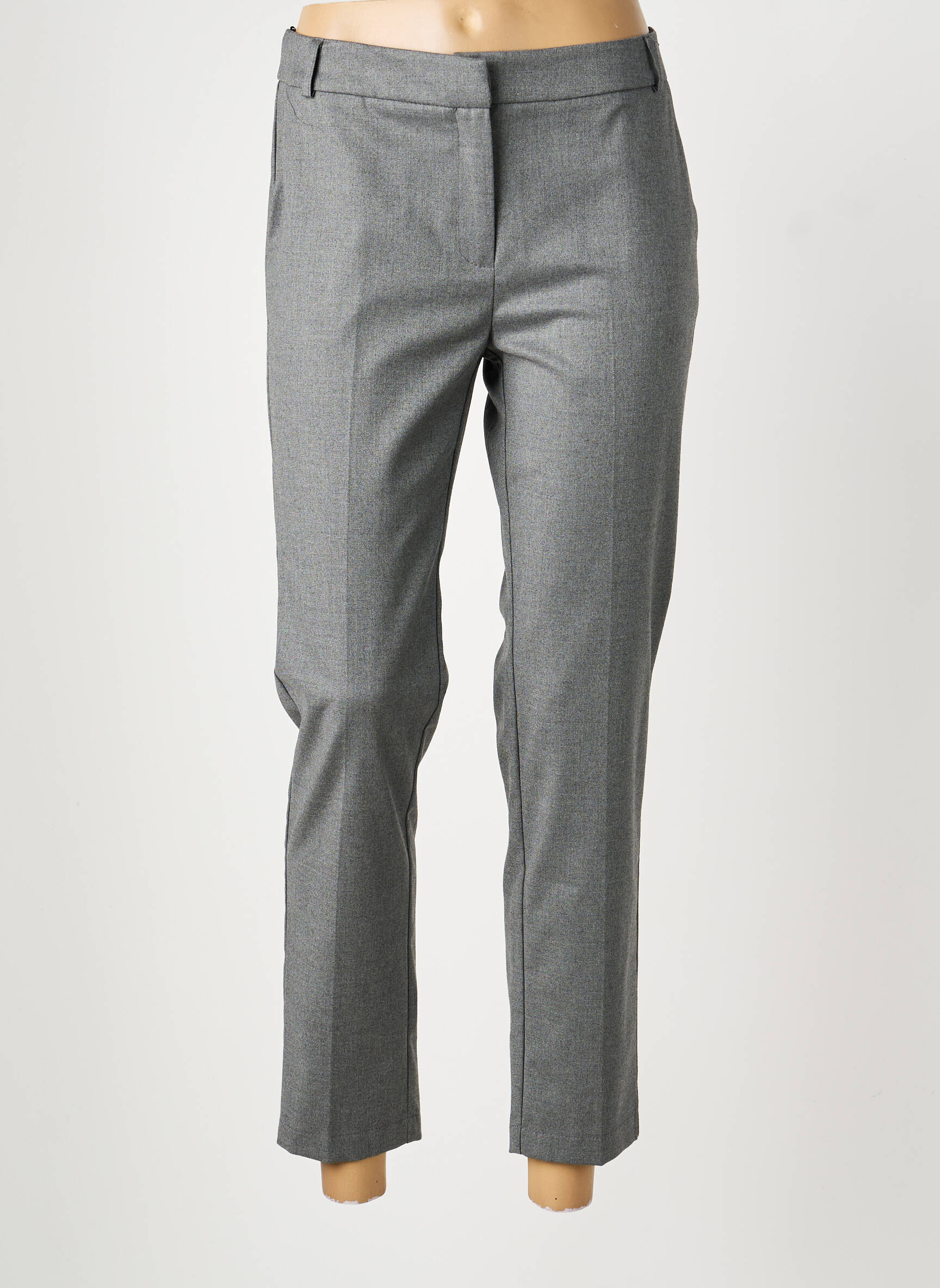 Pantalon chino mărime normală mărime normală gri LA PETITE FRANCAISE femeie