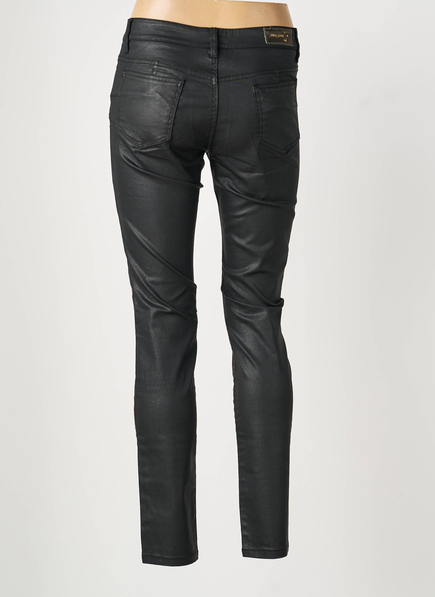 Pantalon slim mărime normală mărime normală maro MAYJUNE femeie