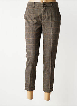 Pantalon 7/8 elasticitate mărime normală maro LIU JO femeie