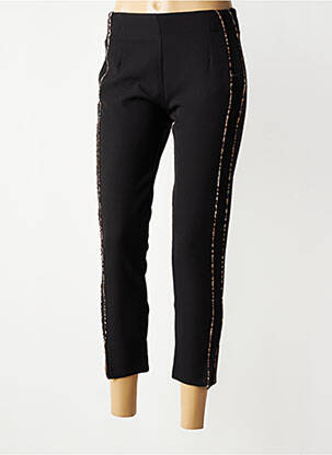 Pantalon 7/8 elasticitate mărime normală negru MARKUP femeie