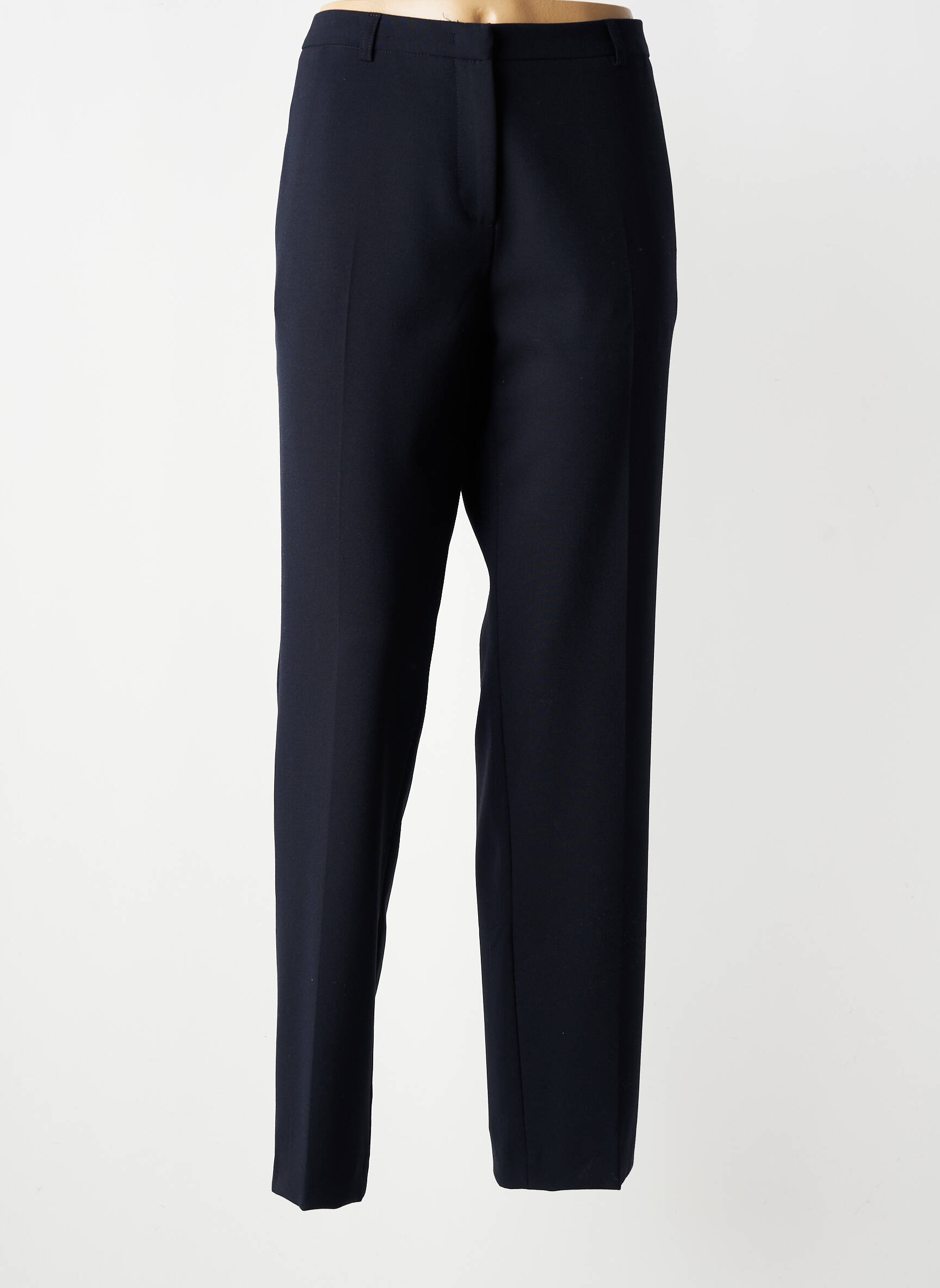 Pantalon drept țesătură crep mărime normală albastru GERARD DAREL femeie