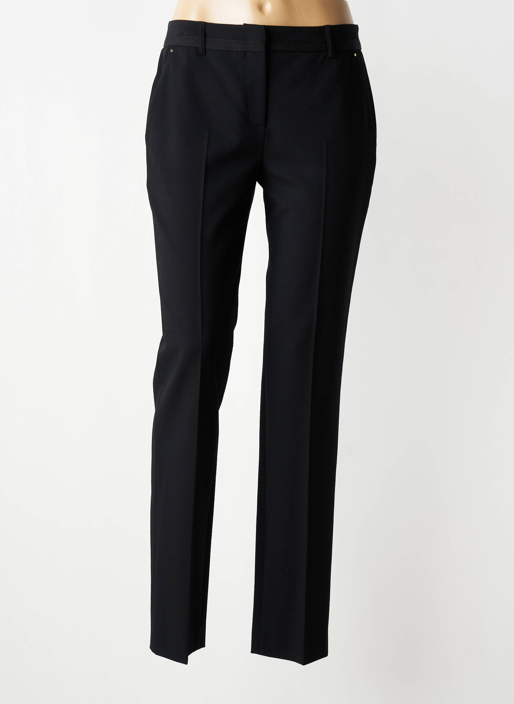 Pantalon slim elasticitate mărime normală negru GERARD DAREL femeie