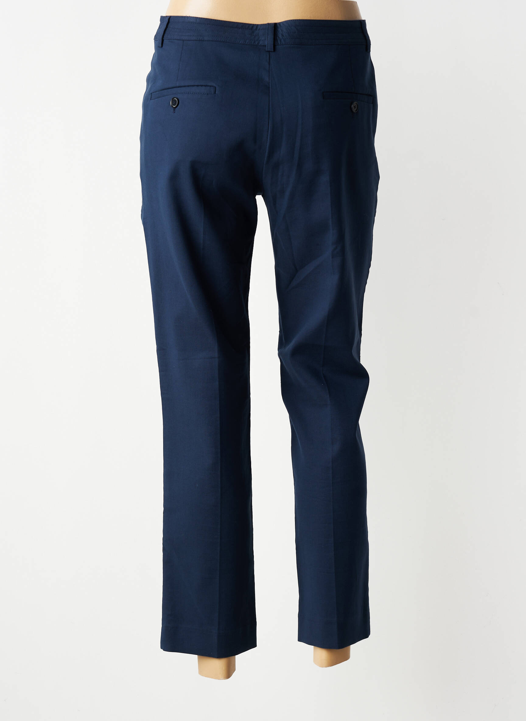 Pantalon chino elasticitate talie înaltă albastru GERARD DAREL femeie