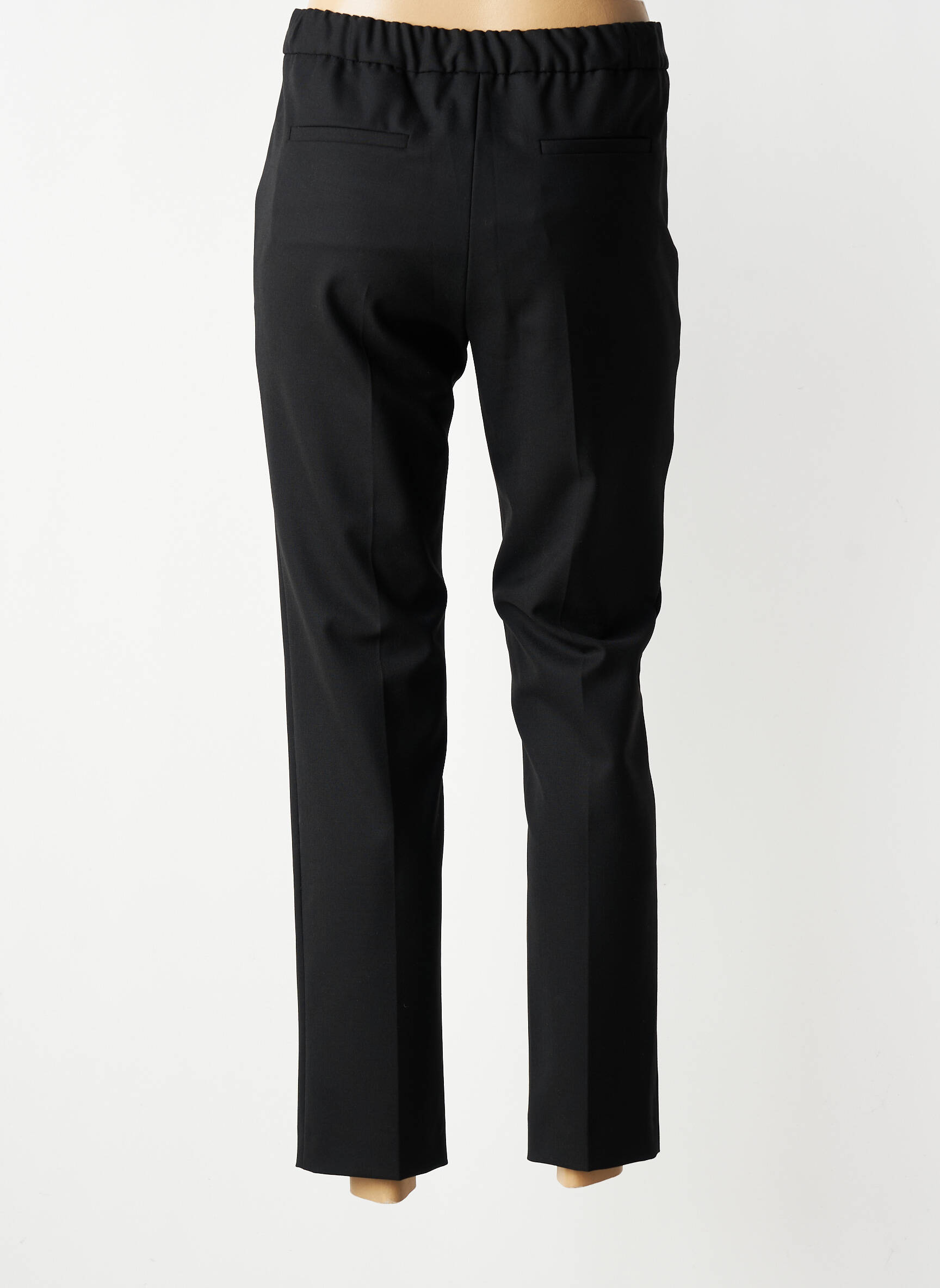 Pantalon drept țesătură crep mărime normală negru GERARD DAREL femeie