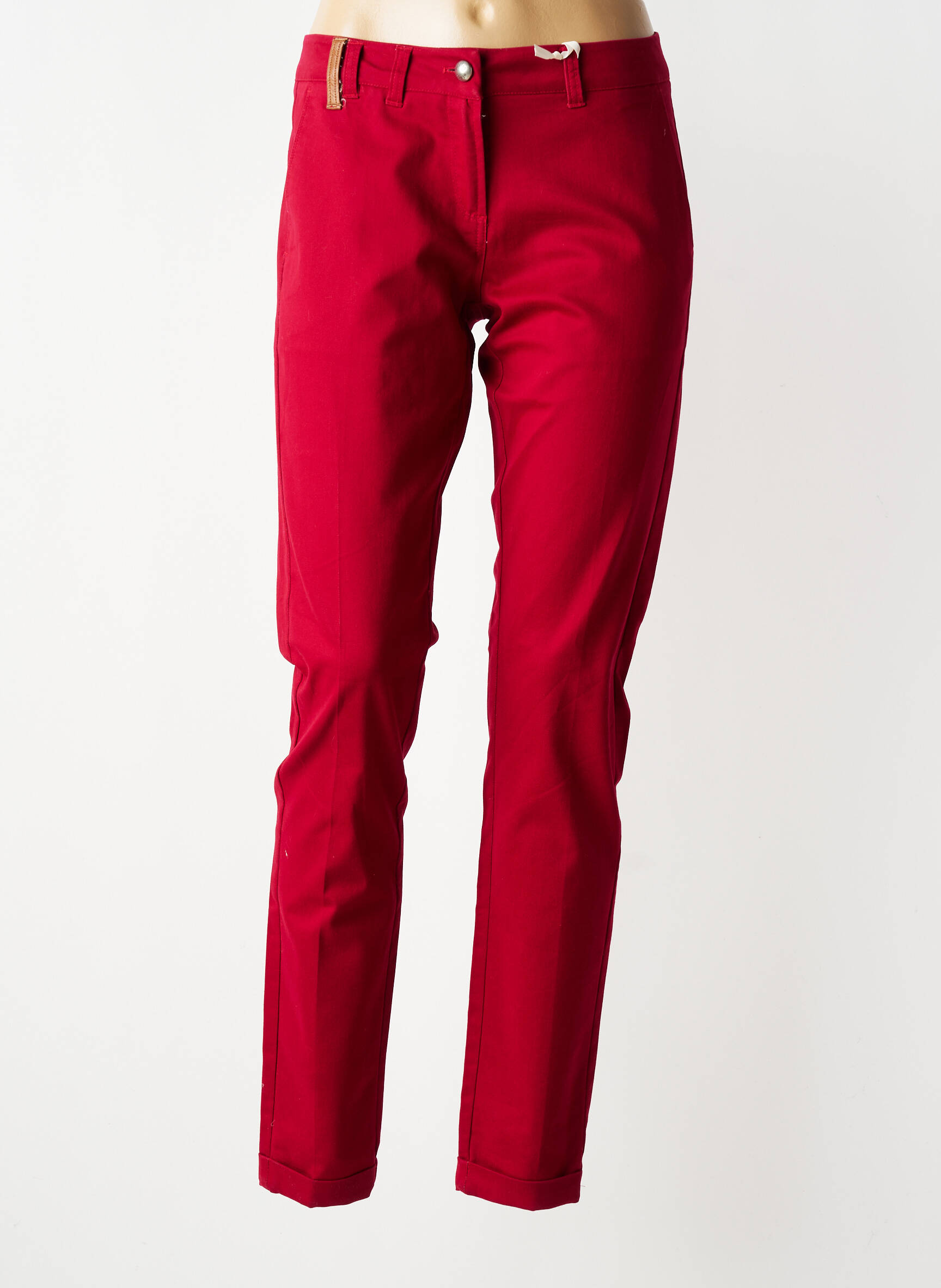 Pantalon drept elasticitate mărime normală roșu SILVIAN HEACH femeie