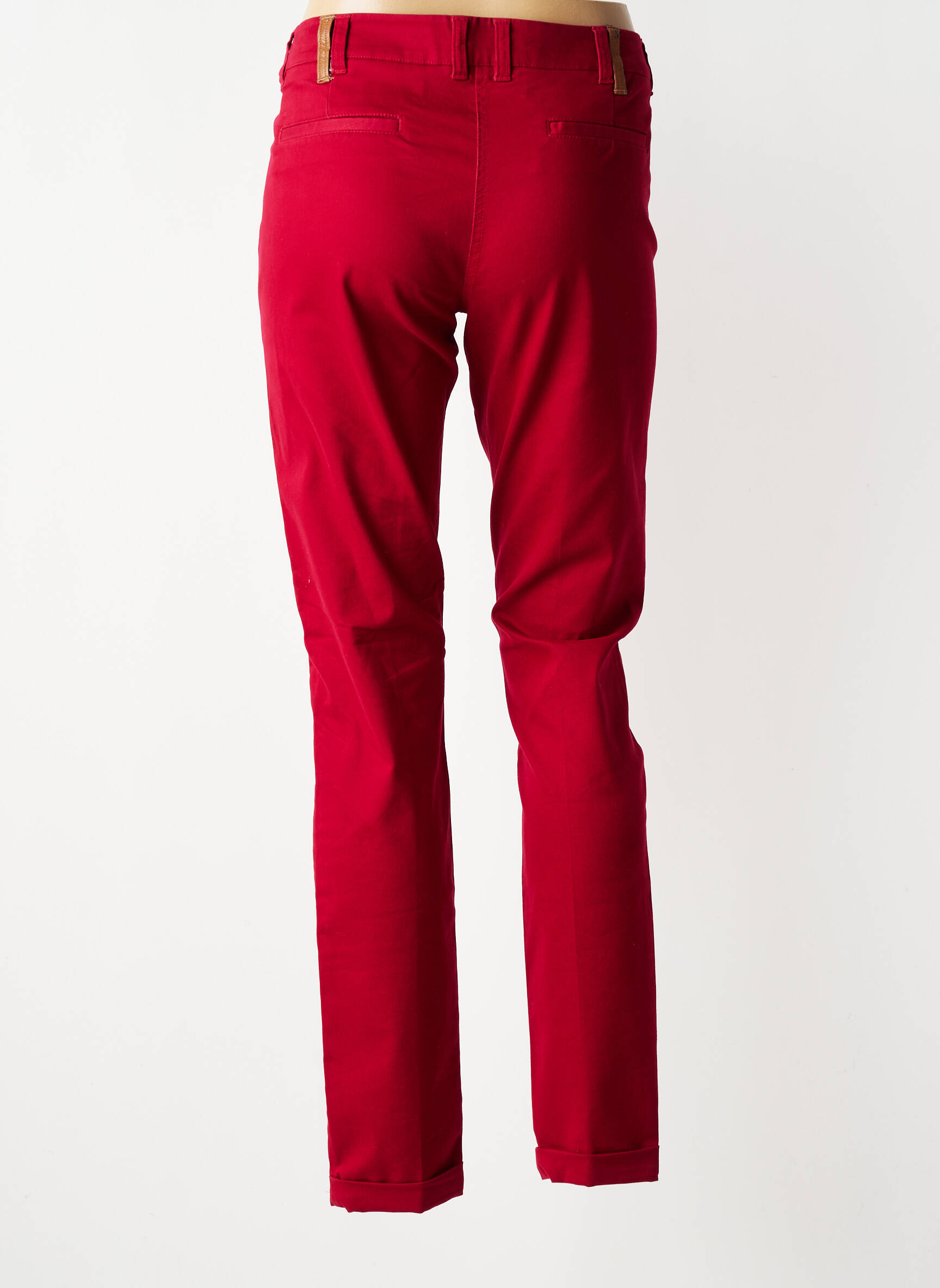 Pantalon drept elasticitate mărime normală roșu SILVIAN HEACH femeie