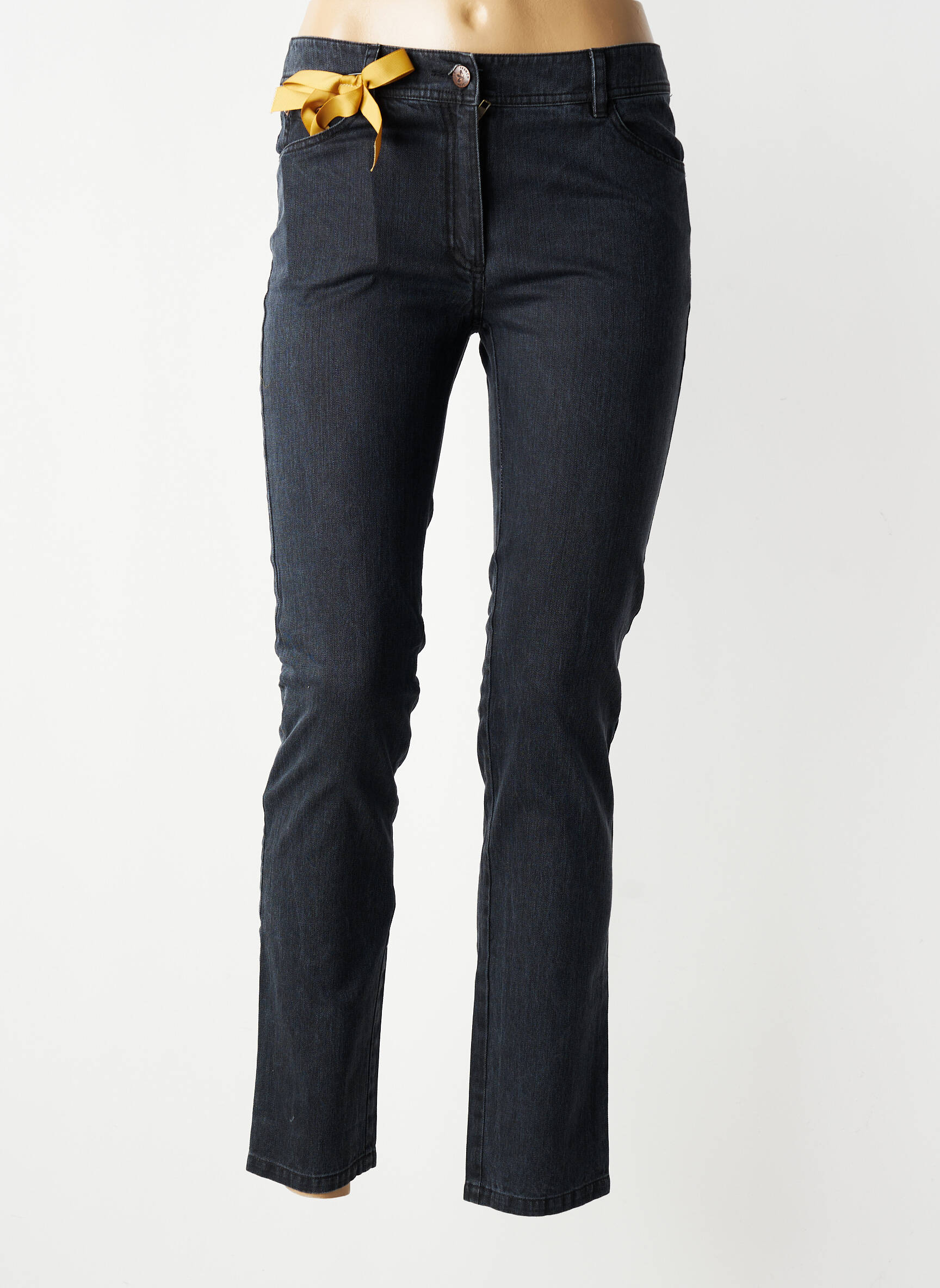 Pantalon slim elasticitate mărime normală albastru LE FRENCH SLIM femeie