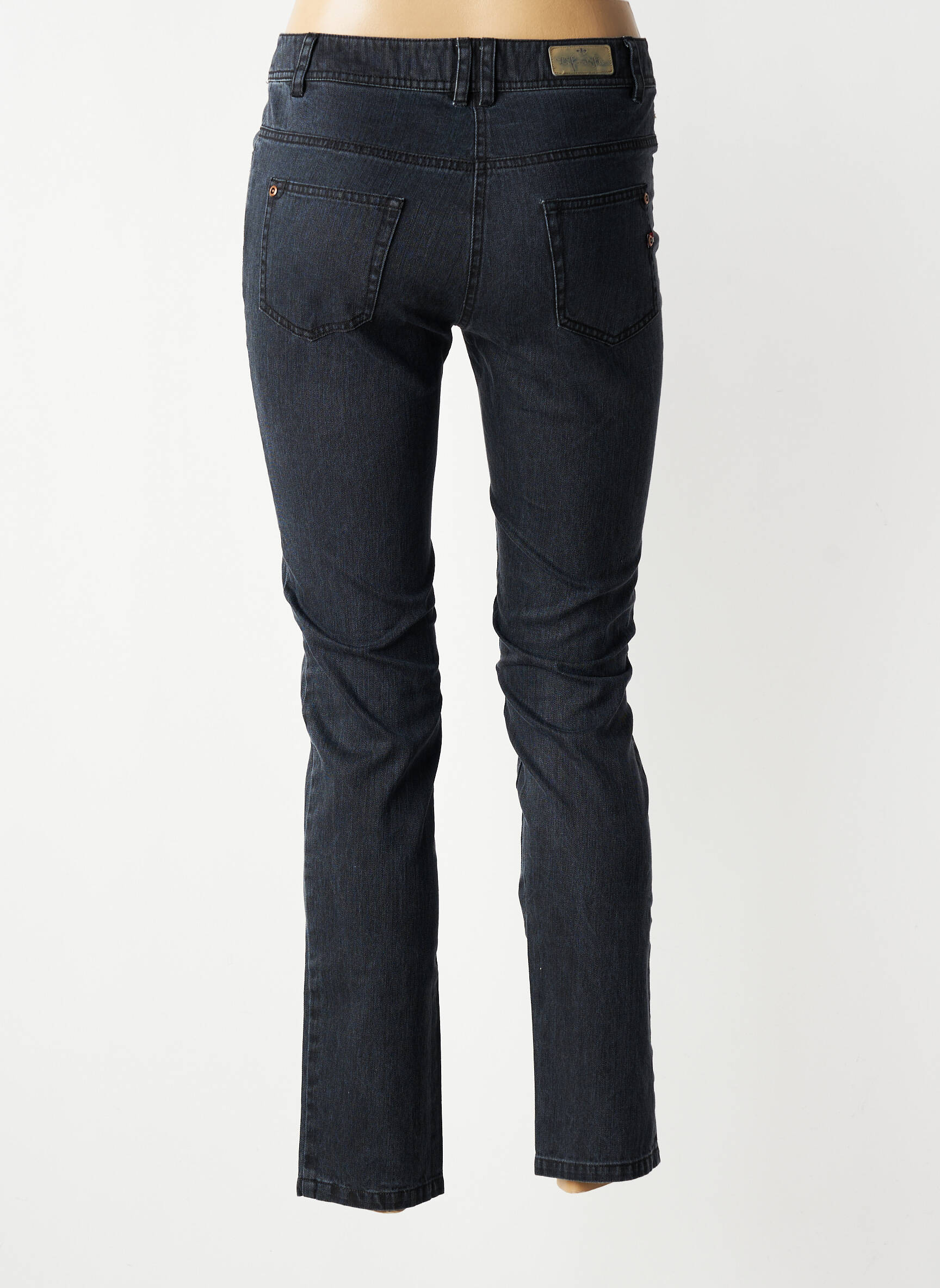 Pantalon slim elasticitate mărime normală albastru LE FRENCH SLIM femeie