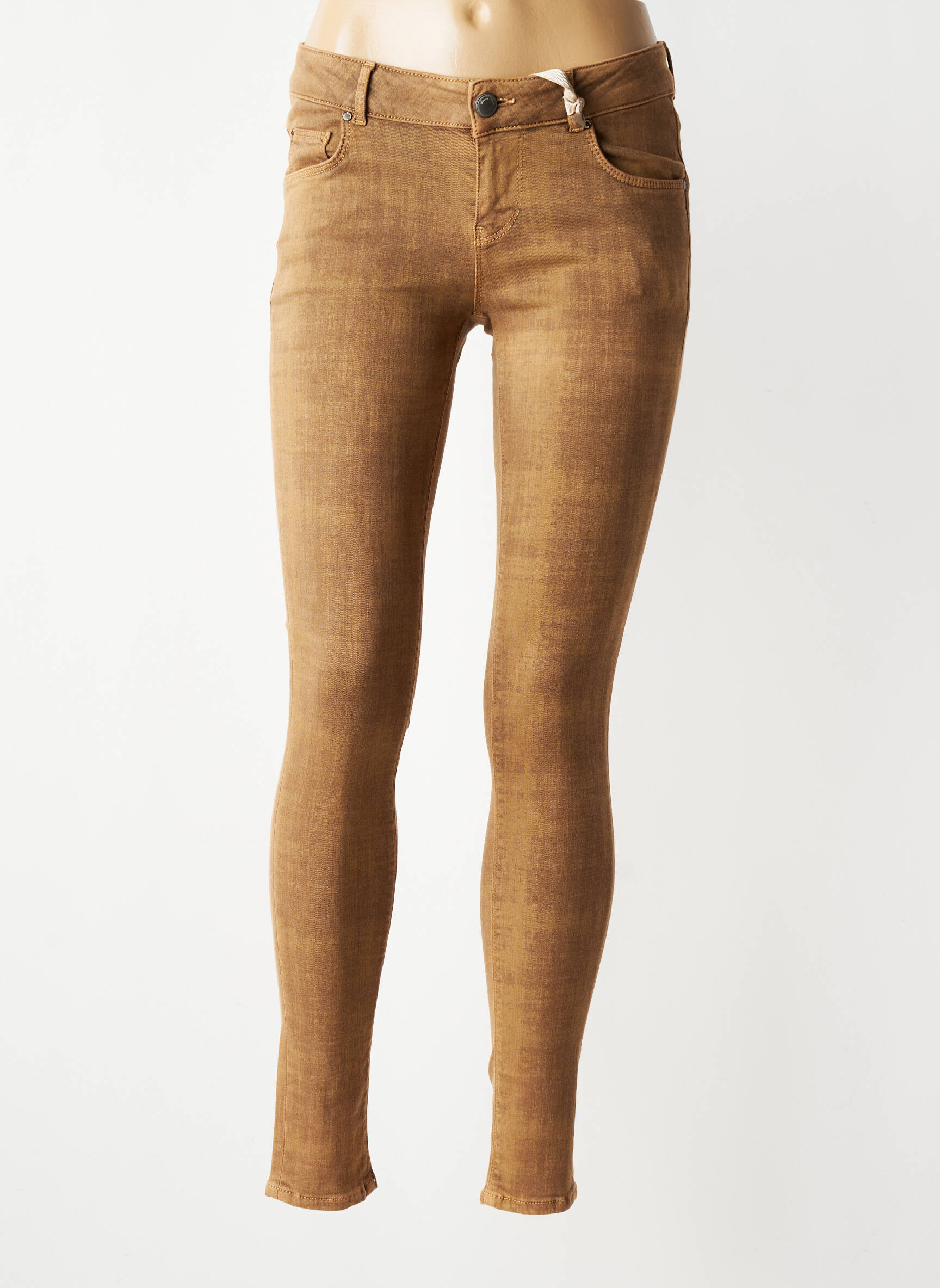 Pantalon slim elasticitate mărime normală maro SILVIAN HEACH femeie