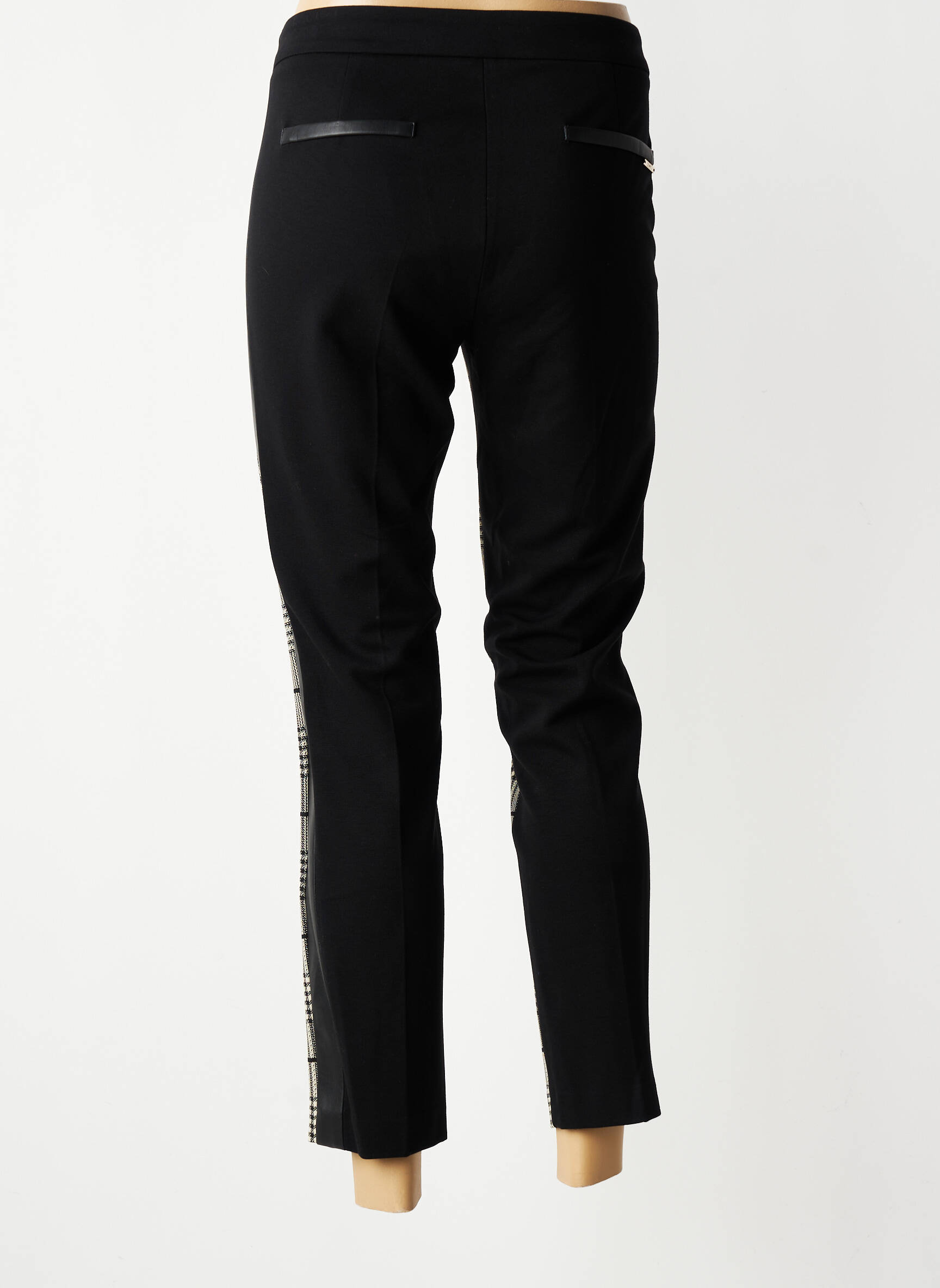 Pantalon 7/8 elasticitate mărime normală negru LIU JO femeie