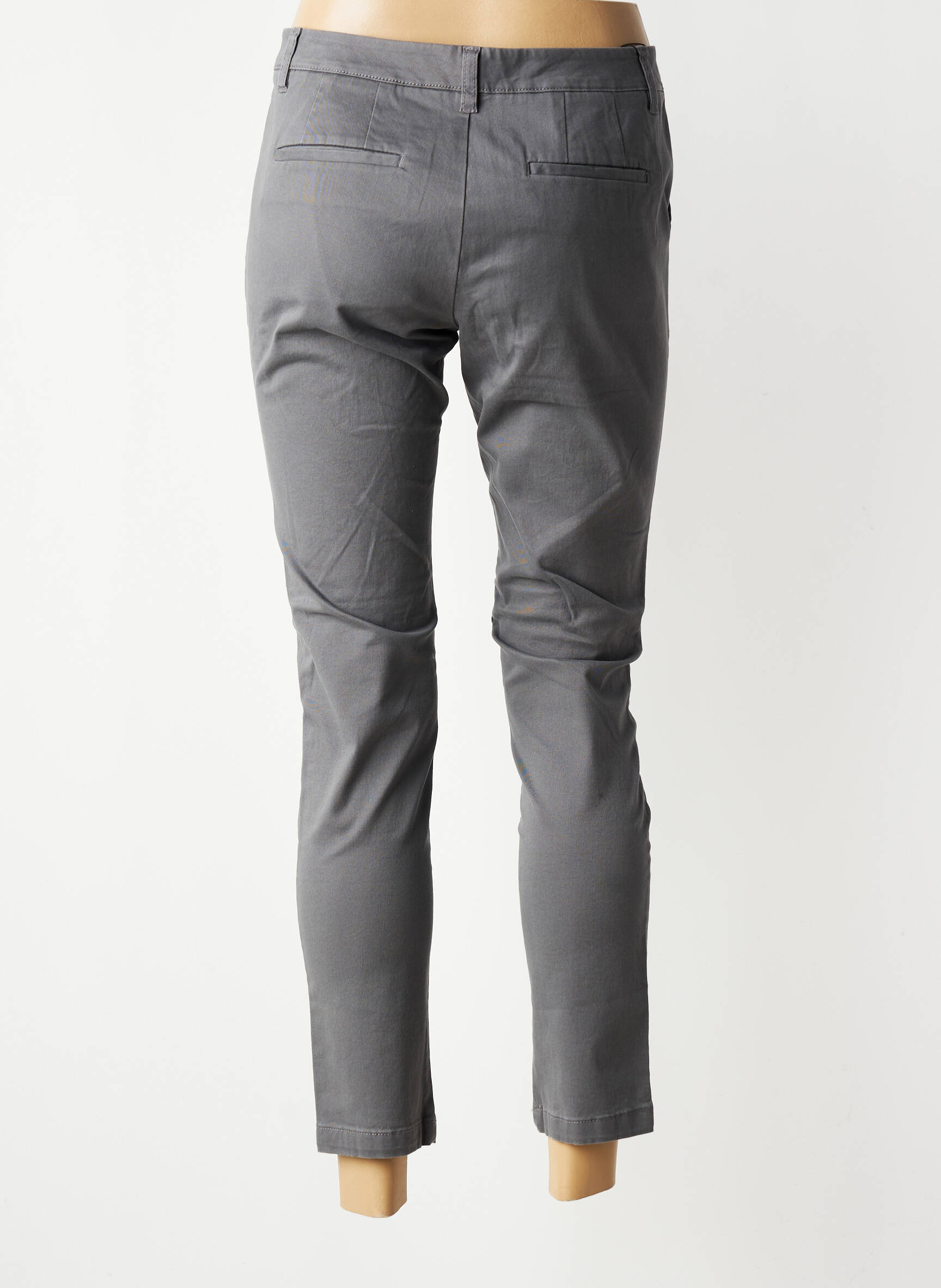 Pantalon 7/8 elasticitate mărime normală gri SISLEY femeie