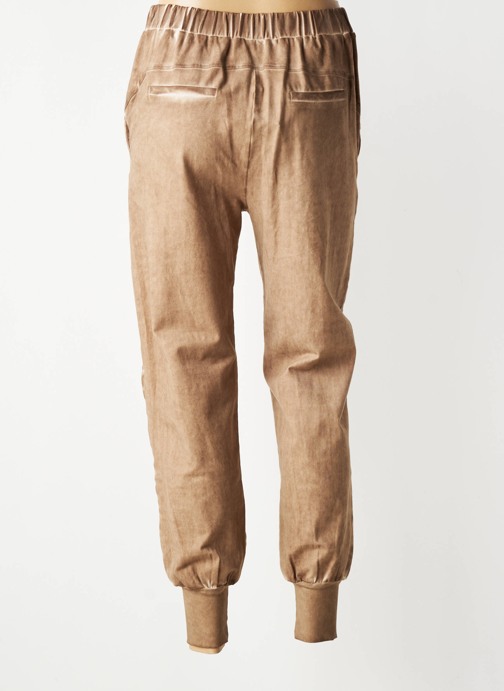Pantalon drept elasticitate mărime normală maro NÜ femeie