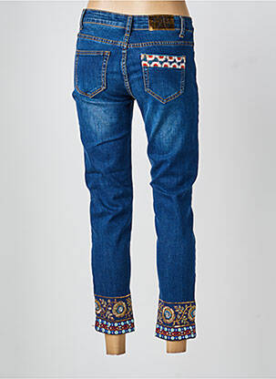 Blugi cu croială slim buzunare albastru DESIGUAL femeie
