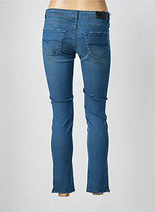 Pantalon slim buzunare albastru RENHSEN femeie