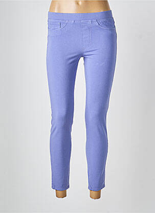 Pantalon 7/8 talie elastică albastru 0039 ITALY femeie
