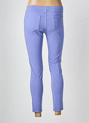 Pantalon 7/8 talie elastică albastru 0039 ITALY femeie