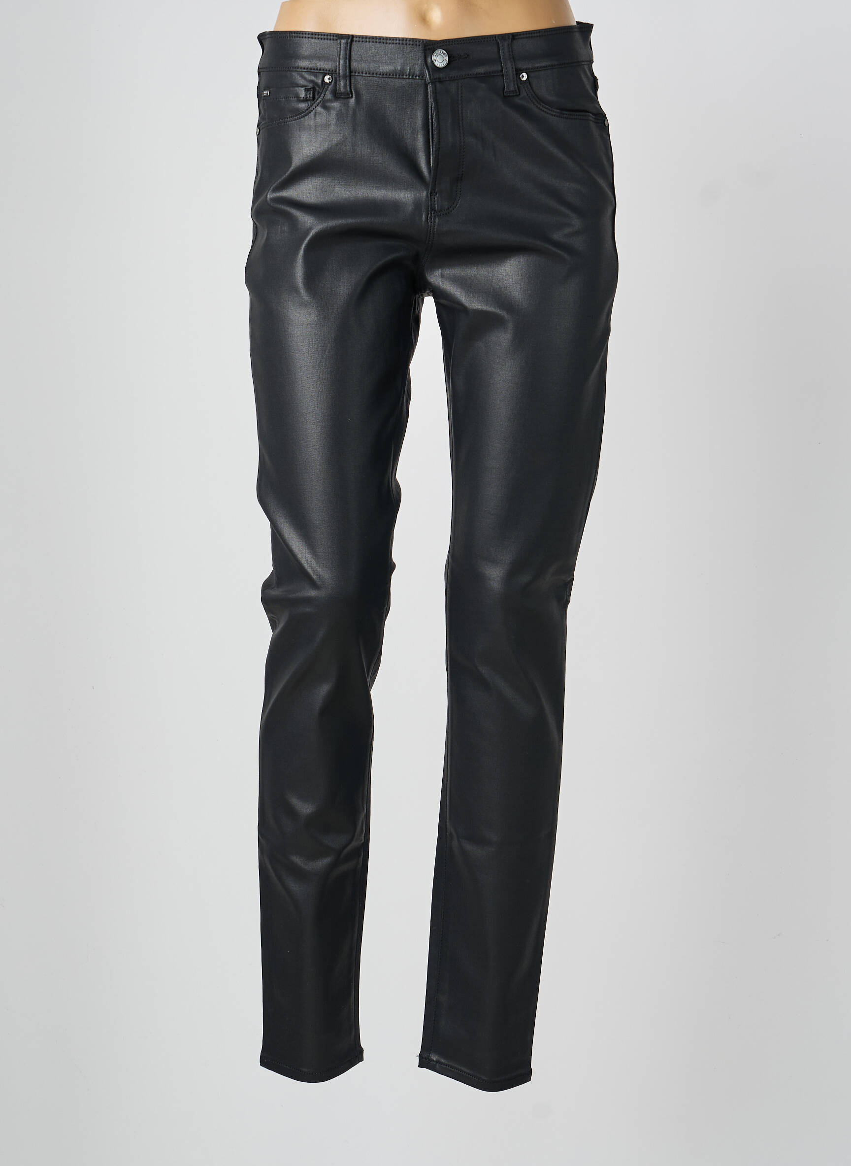Pantalon slim buzunare negru ARMANI femeie