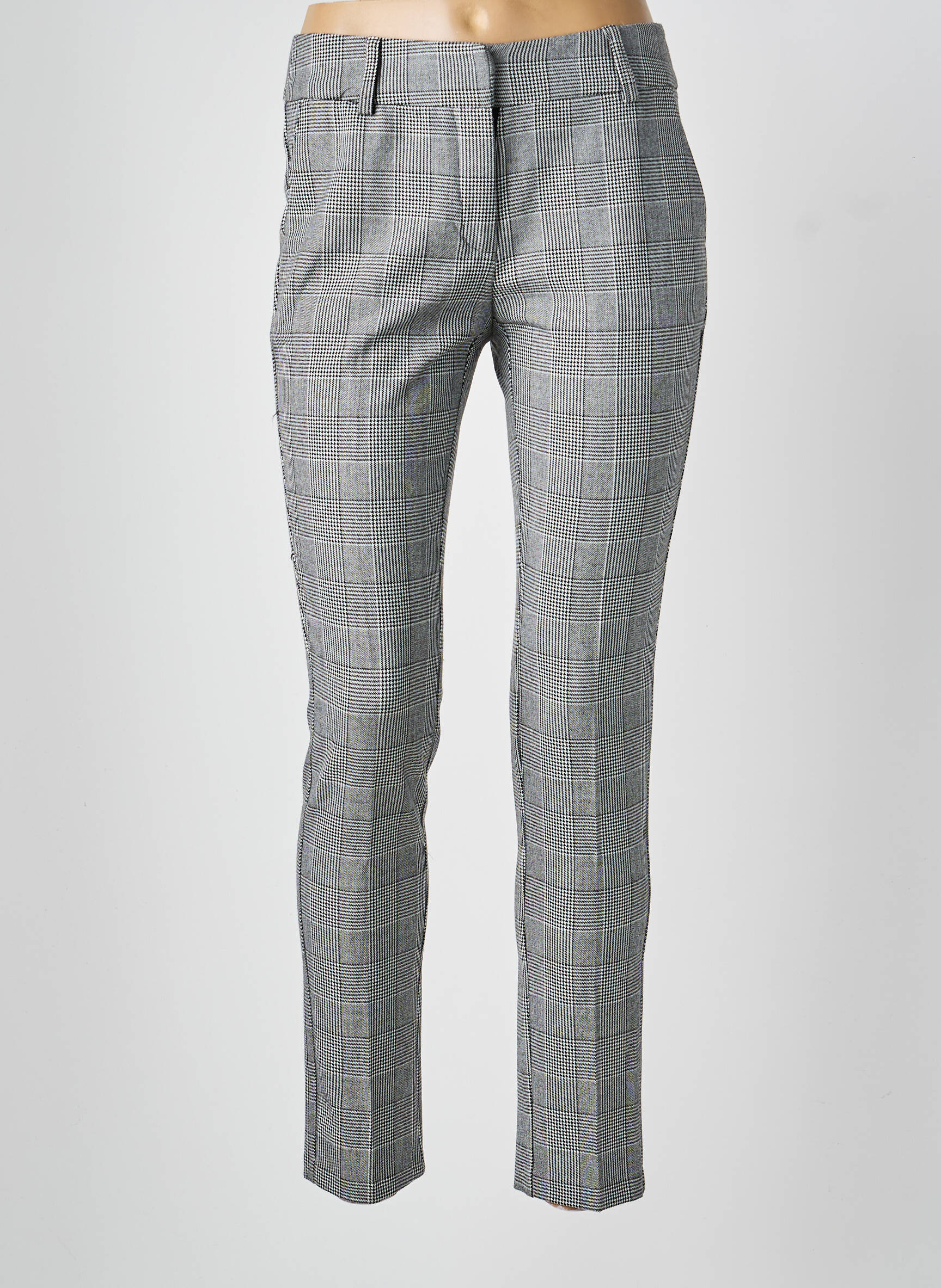 Pantalon slim buzunare negru GUESS femeie