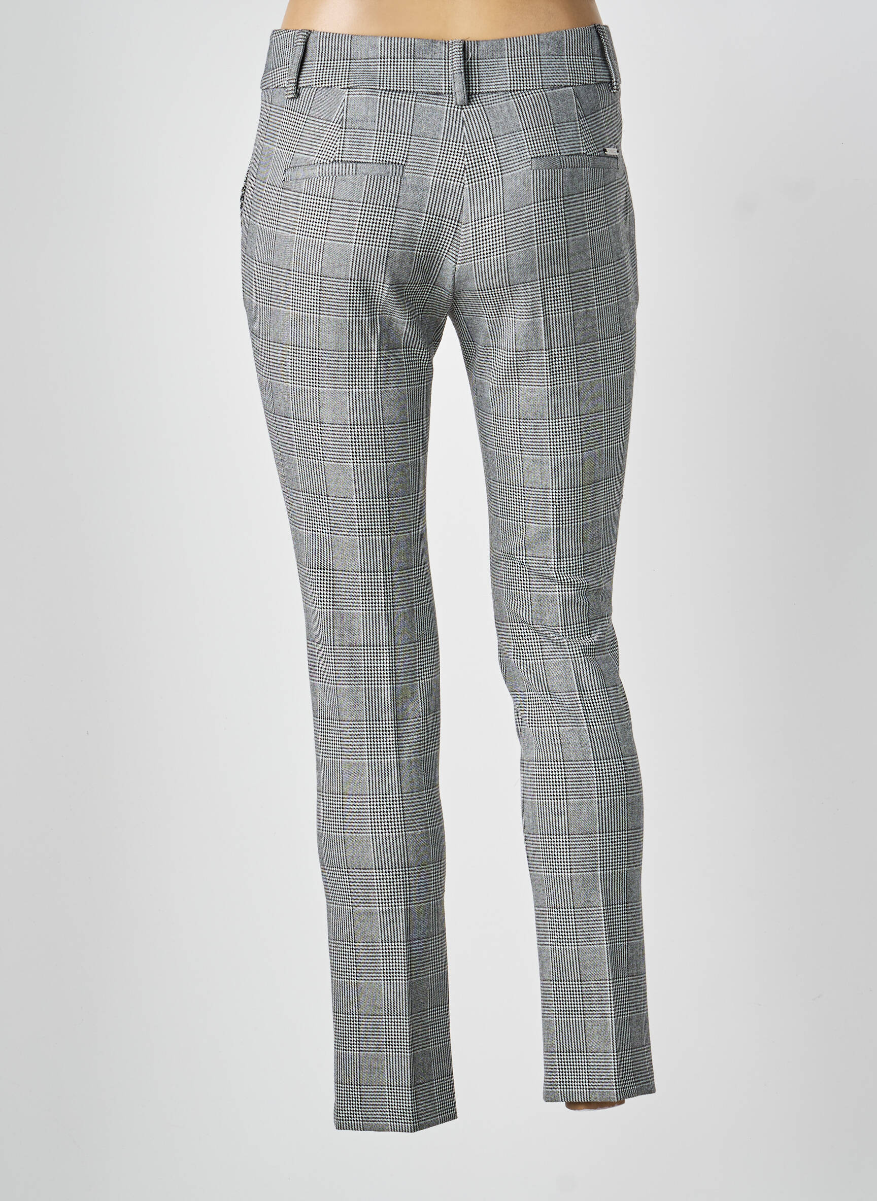 Pantalon slim buzunare negru GUESS femeie