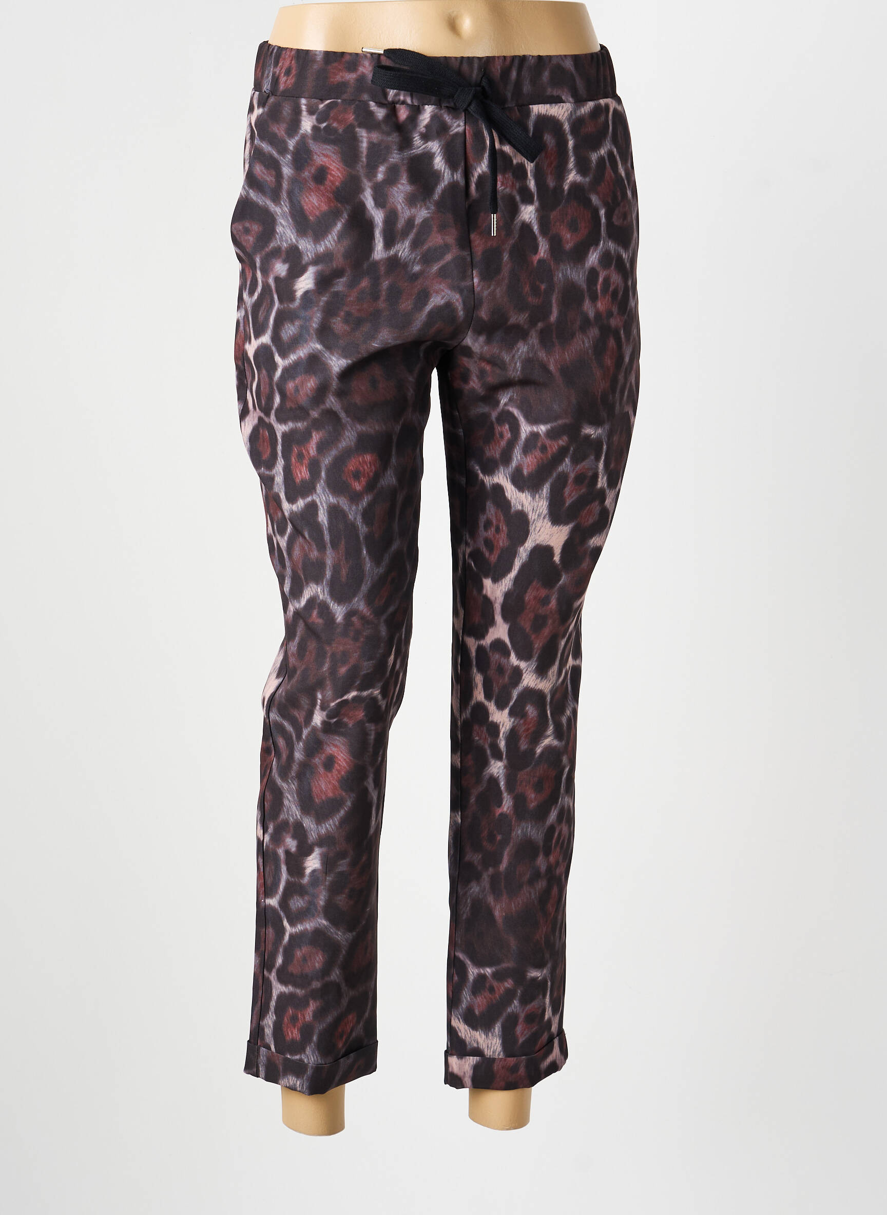 Pantalon drept talie elastică negru ACCESS FASHION femeie