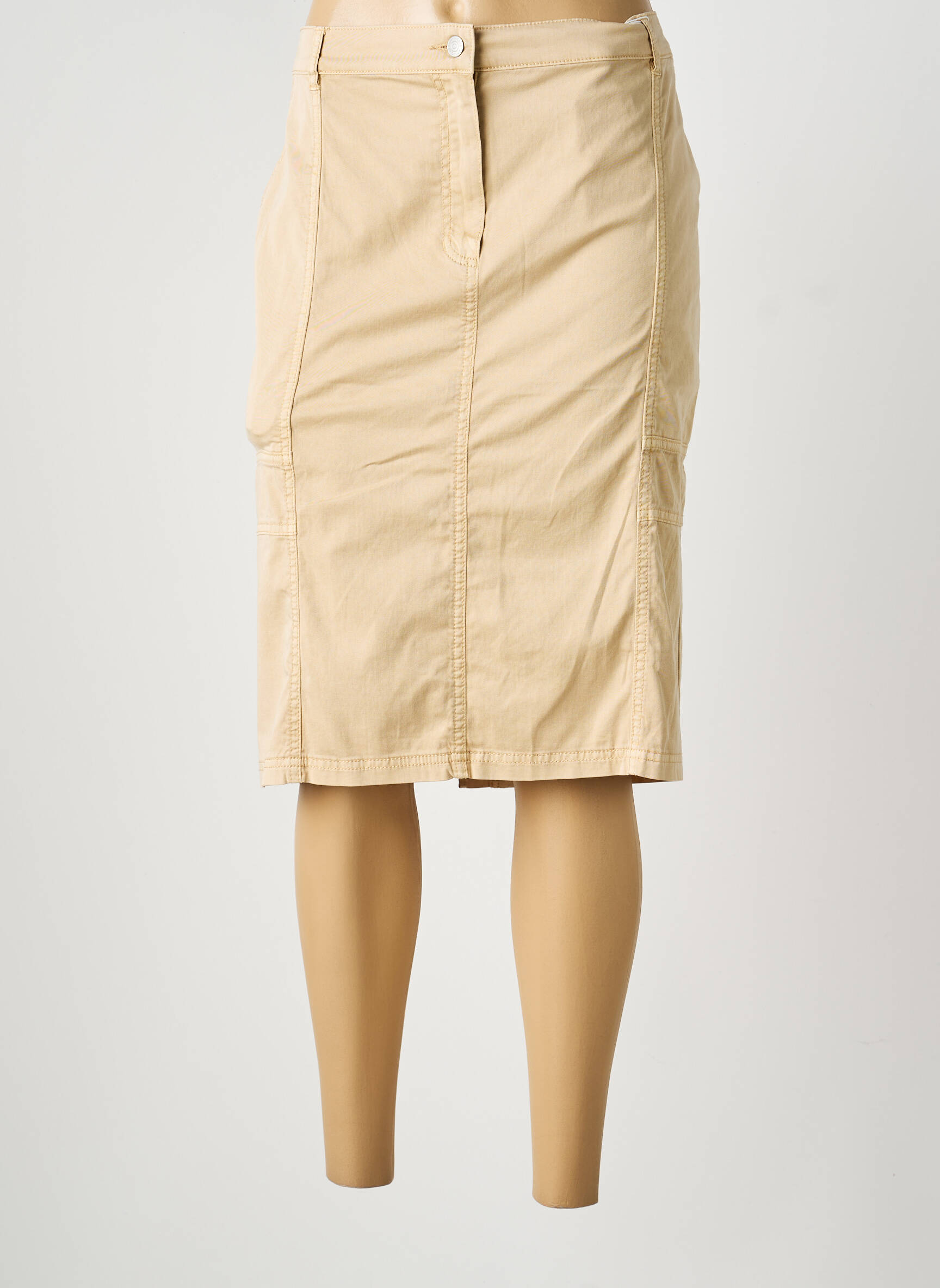 Fustă midi elasticitate bej GERRY WEBER femeie