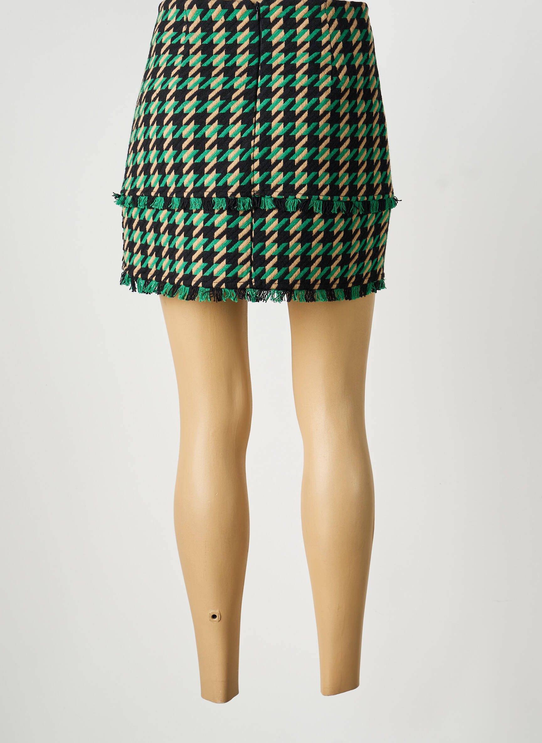 Fustă scurtă căptușeală verde ACCESS FASHION femeie
