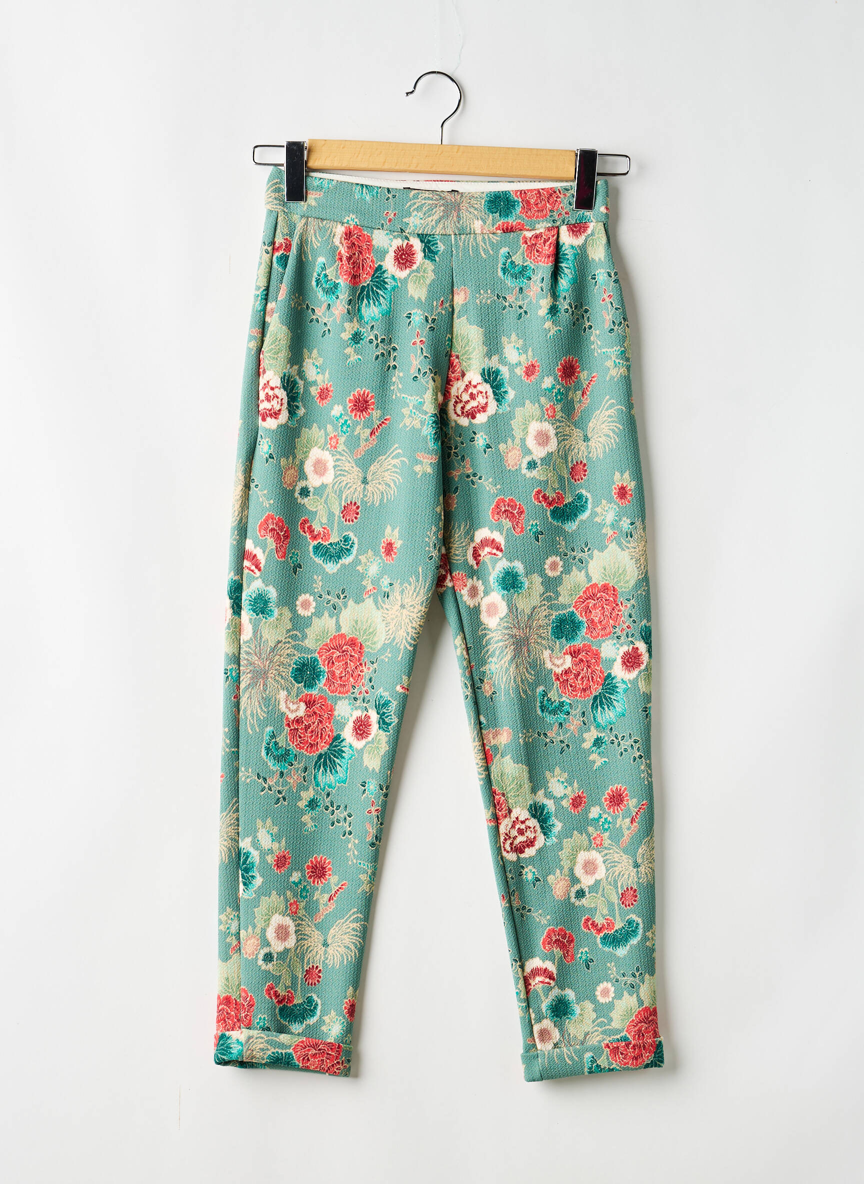 Pantalon chino elasticitate mărime normală verde KING LOUIE femeie