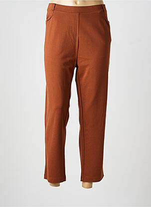 Pantalon 7/8 elasticitate mărime normală maro JOY OF LIFE femeie