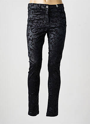 Pantalon slim conic mărime normală negru 7 SEASONS femeie