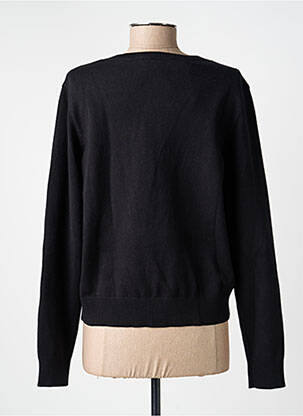 Vestă cu mâneci lungi guler rotund negru BETTY BARCLAY femeie