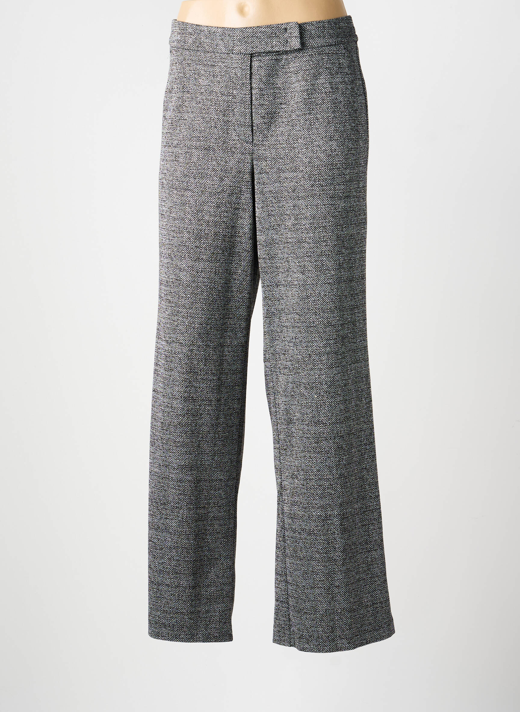 Pantalon evazat elasticitate mărime normală gri BETTY & CO femeie