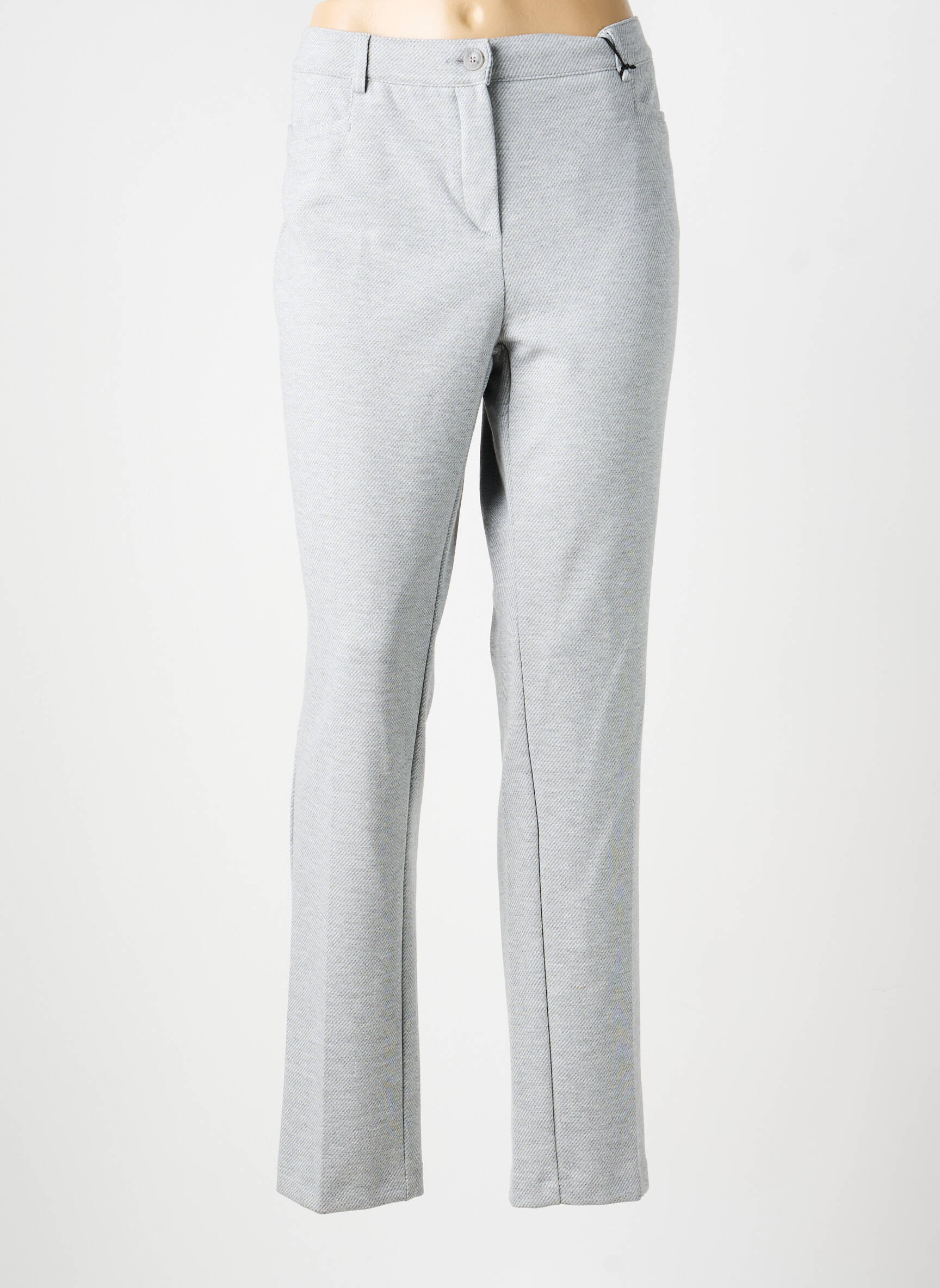 Pantalon slim mărime normală mărime normală gri TONI femeie